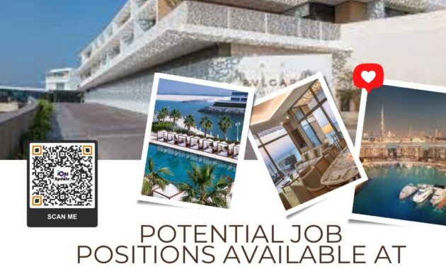 The listed of Bulgari Hotel And Resorts Dubai Careers and Employment
