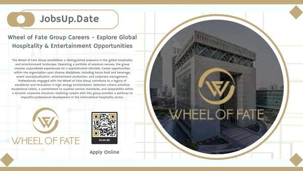 Wheel of Fate Group Careers - Explore Global Hospitality & Entertainment Opportunities