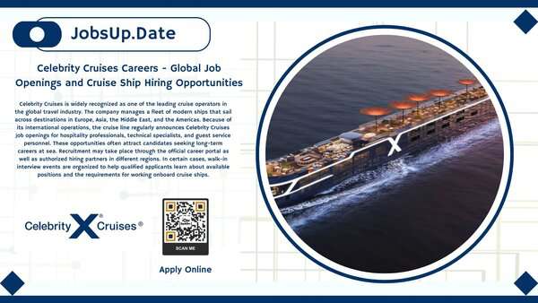 Celebrity Cruises Careers - Global Job Openings and Cruise Ship Hiring Opportunities