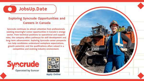 A New Chapter Begins with Syncrude Careers in Canada